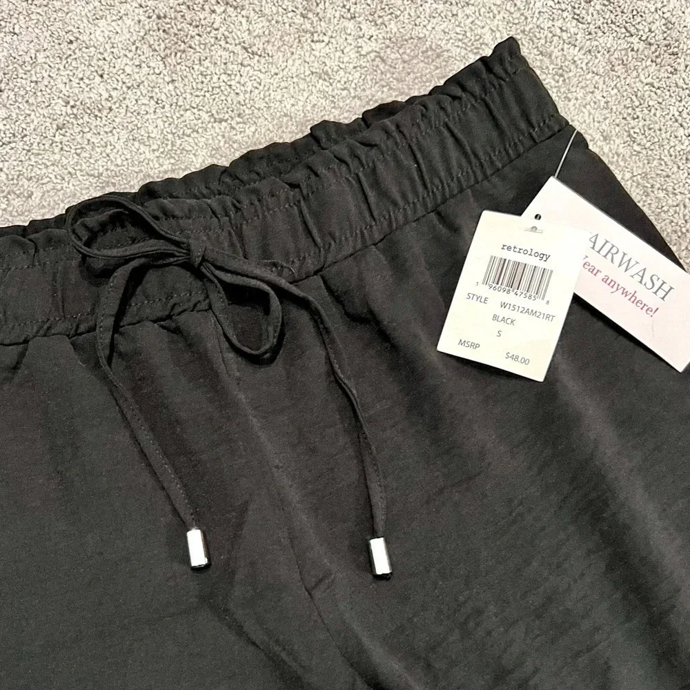 🎁 Retrology Super Comfy Black Casual Athletic Shorts Elastic Waistband Size S